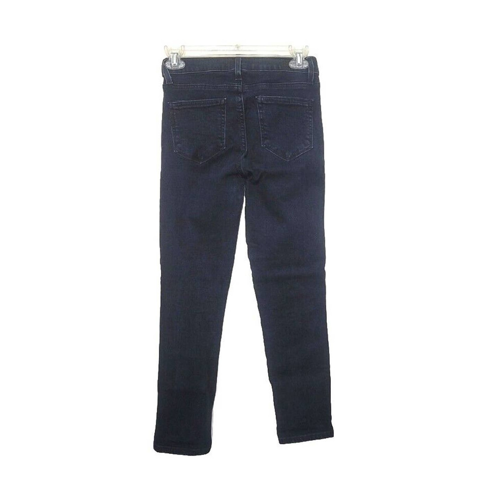 Paige Verdugo Crop Dark Wash Skinny Jeans Womens Size 25 Stretch Denim - Picture 2 of 7